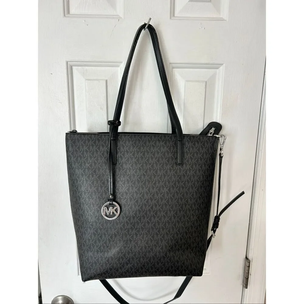 Michael Kors HAYLEY Tote Handbag NS convertible Large 13x13x5
